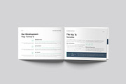 Annual Report Template Landscape, a Brochure Template by DesignCrest (Thumbnail 8 of 13)
