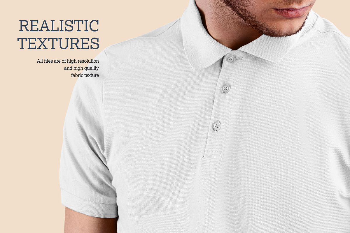 8 Men's Polo Mockups, a Shirt Mockup by Grow Design Craft Studio (Photo 7 of 7)