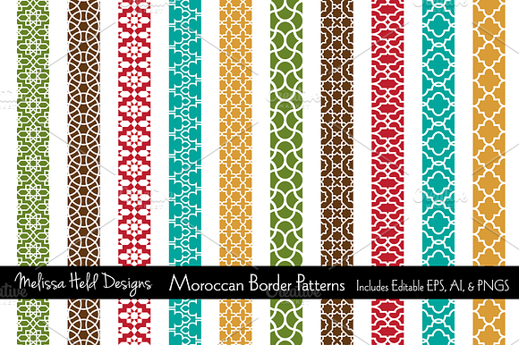 Moroccan Border Patterns preview 5