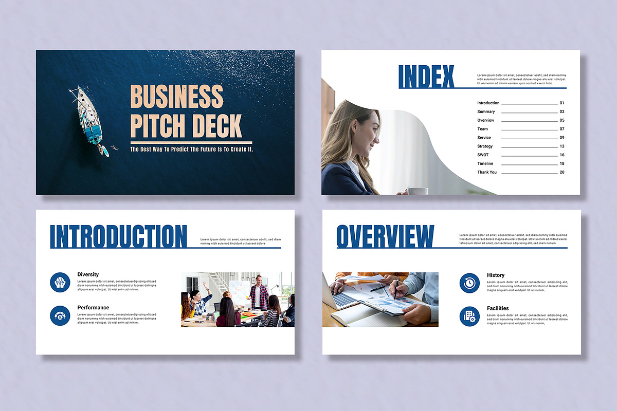 Business Pitch Deck Presentation, a Presentation Template by Mighty-Slide (Photo 2 of 7)
