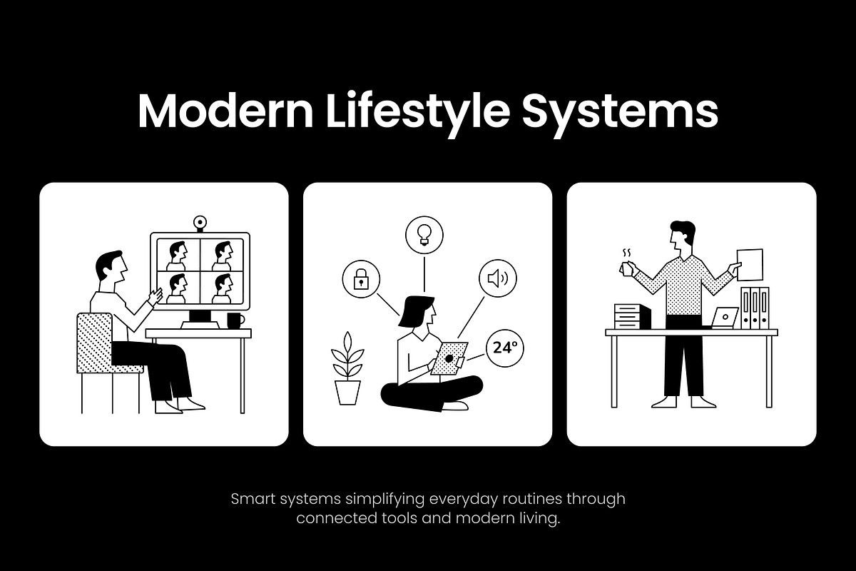 90 Modern Lifestyle Systems Icons, an Outline Icon by Prosymbols (Photo 1 of 13)