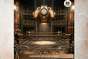 Brass Requiem Steampunk Backdrops V2, a Background Graphic by ThatsDesignArt (Thumbnail 12 of 12)