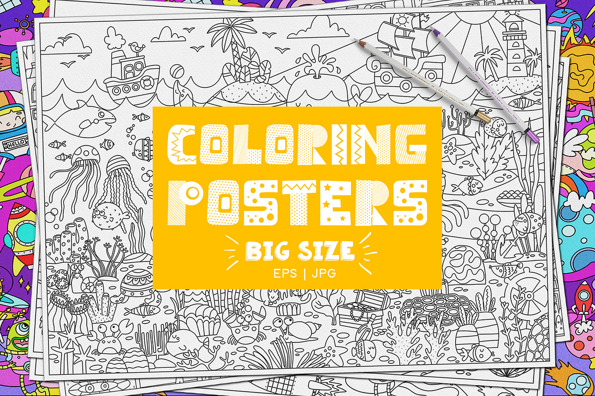 COLORING Book for Kids Pages, an Animal Illustration by Alisa Fimen Design (Photo 1 of 9)