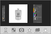 Plastic Pouch Mockup Spouted Glo PSD, a Product Mockup by Bruno's Shop (Thumbnail 2 of 3)