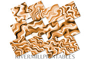 Seamless Retro Waves Backgrounds, a Background Graphic by Rivermill Printables (Thumbnail 2 of 2)