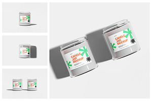 Candle Jar Mockup, a Packaging Mockup by Hazzpro_Std