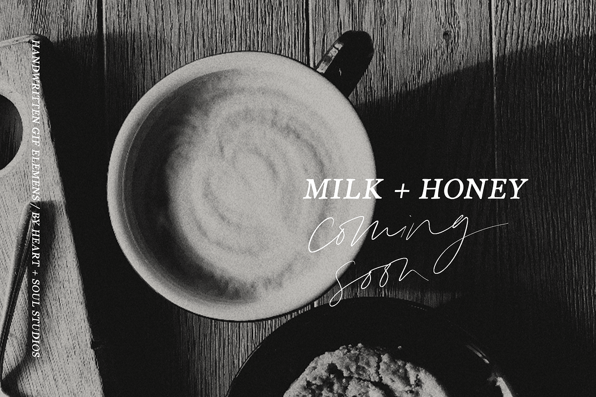 Handwritten GIF Blog+Social Elements, a Templates & Theme by Heart + Soul Studios (Photo 2 of 10)
