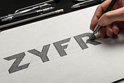 ZYFR - VINTAGE/MODERN DISPLAY FONT, a Sans Serif Font by GESTALT (Thumbnail 5 of 11)