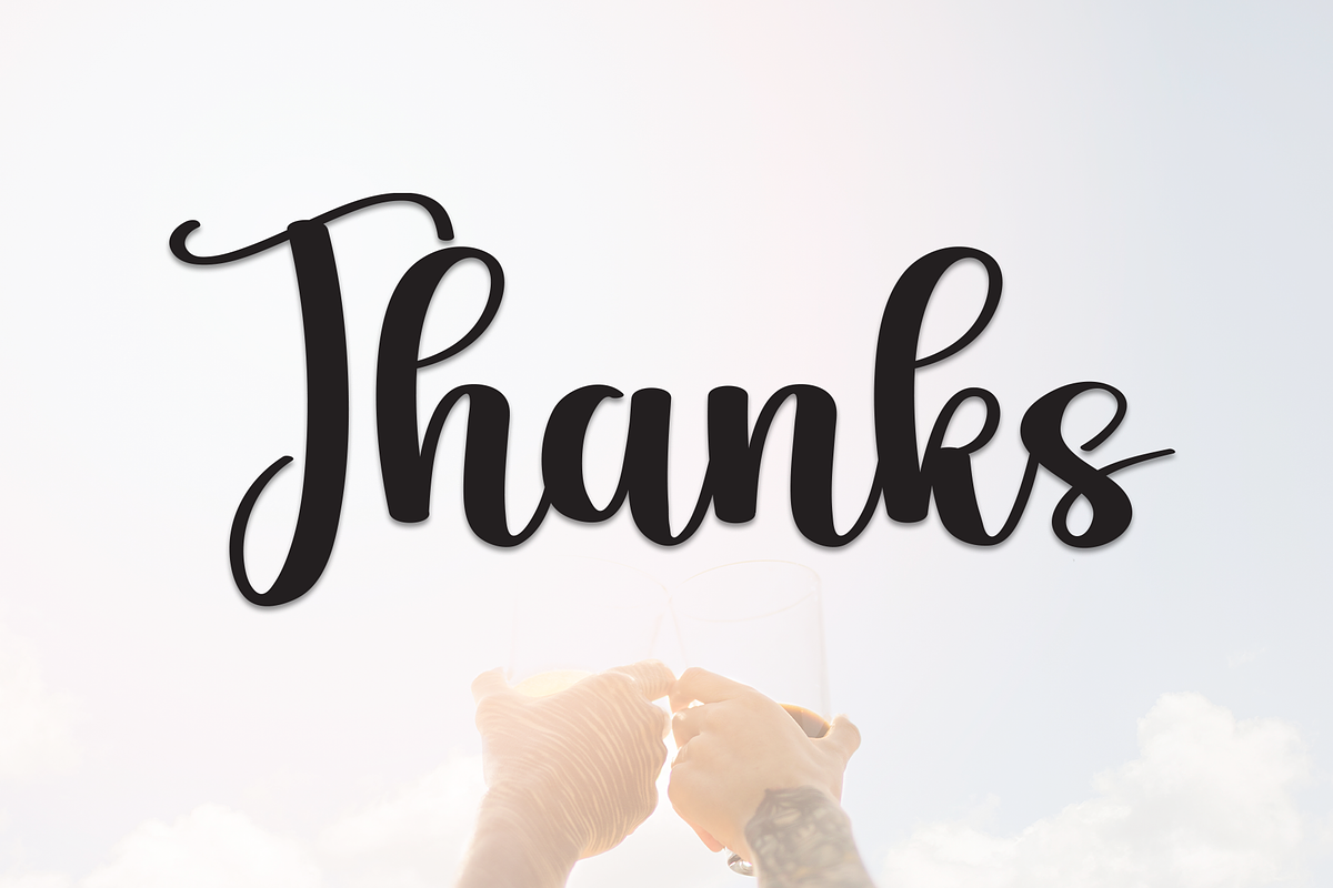 Bright Sunday | Script Font, a Handwritten Font by Scratchones (Photo 9 of 9)