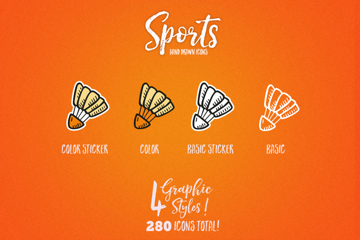 Sports - Hand Drawn Icons, an Icon by Good Stuff No Nonsense (Photo 4 of 5)