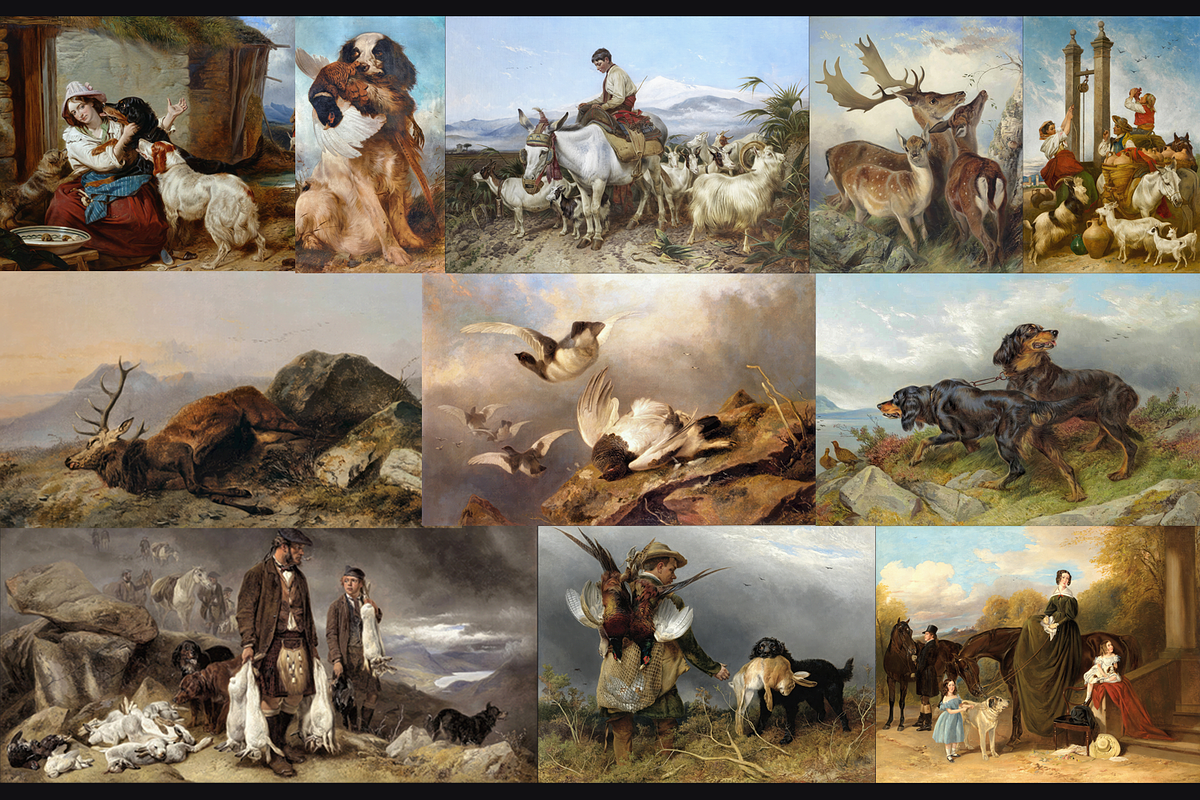 Richard Ansdell - Rare Paintings, an Animal Illustration by Digital Museum (Photo 9 of 9)
