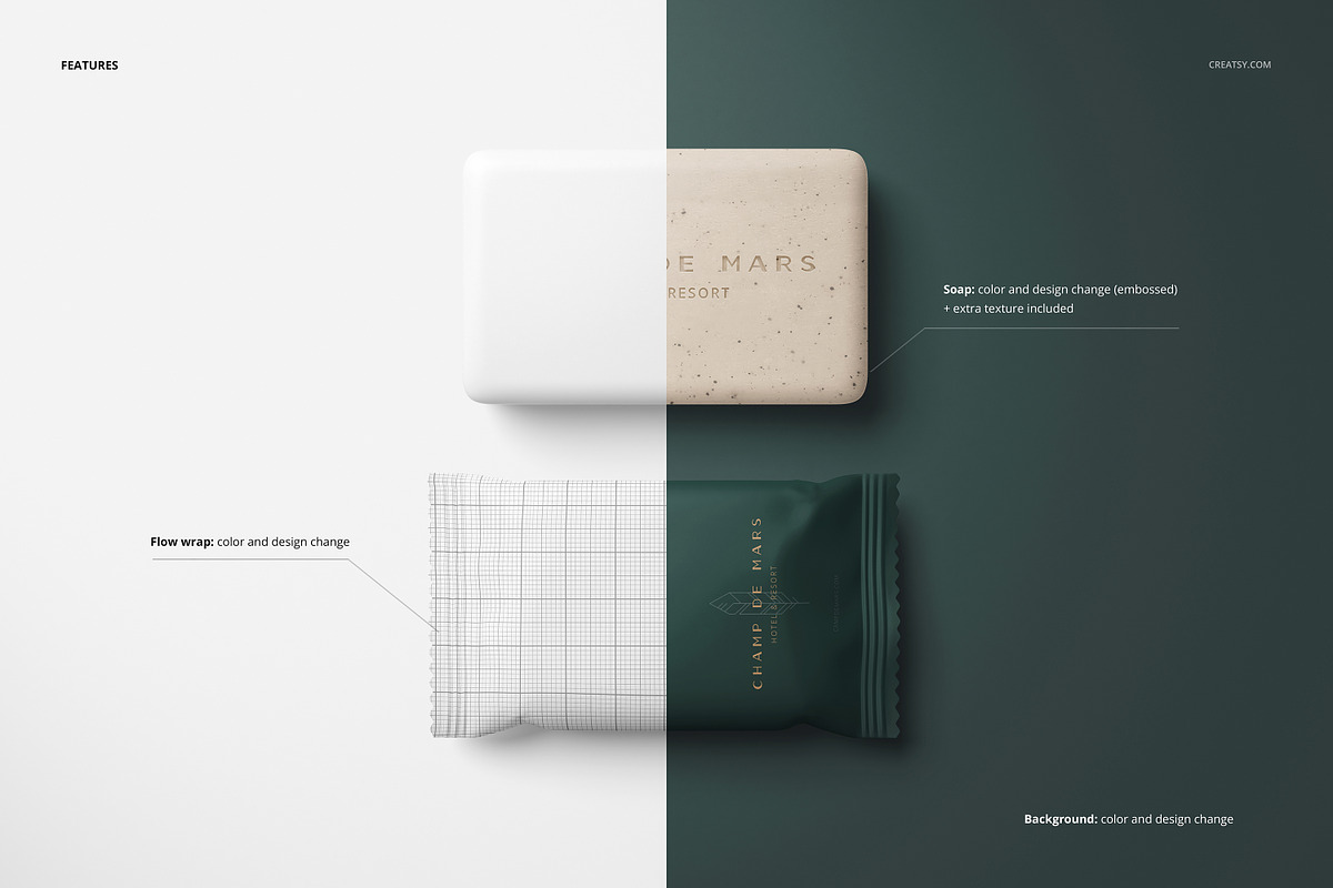 Hotel Hand Soap Mockup Set, a Packaging Mockup by creatsy5 (Photo 3 of 11)