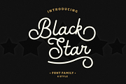 Black Star, a Script Font by Larin Type Co. (Thumbnail 1 of 12)