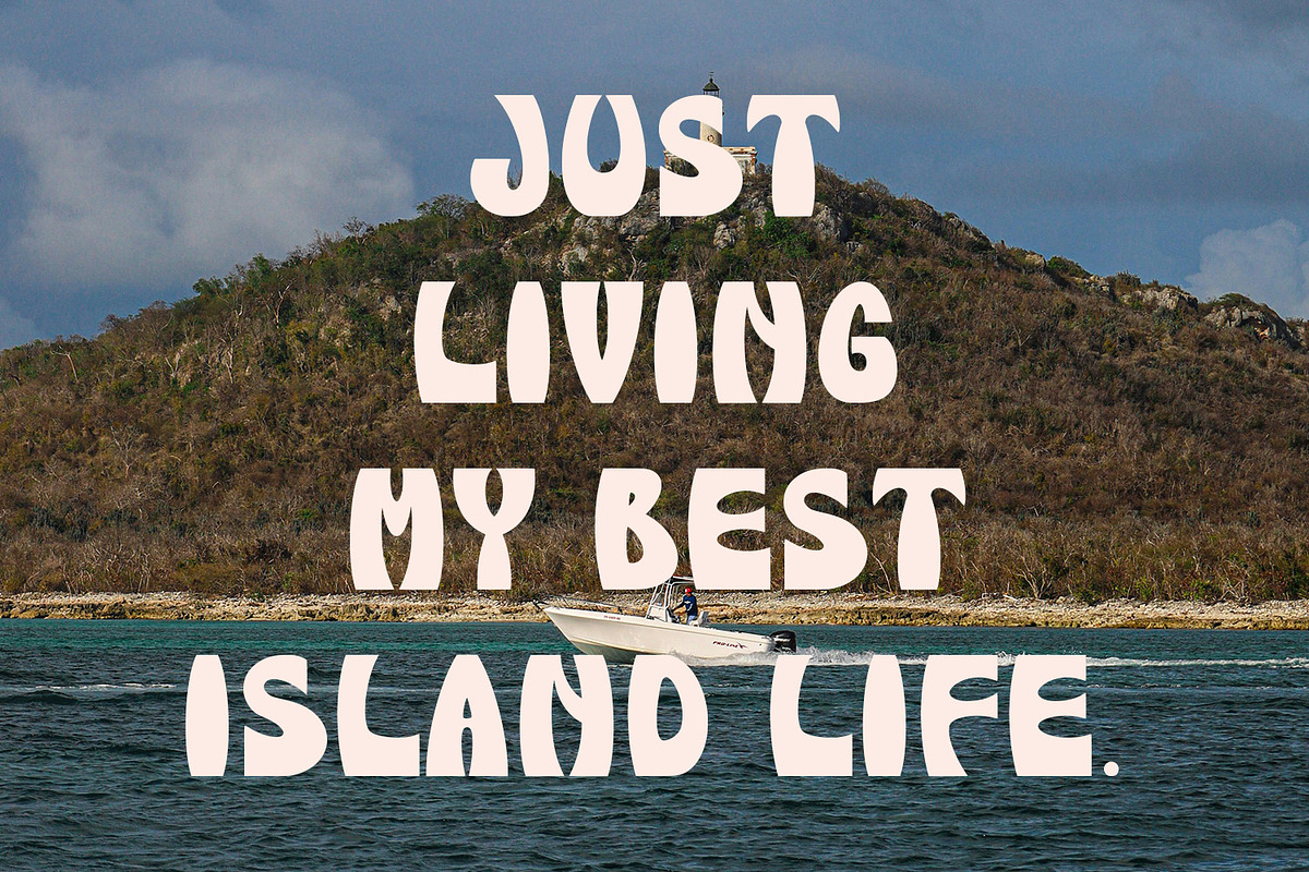 Tropicoz Allcaps Handrawn Font, a Sans Serif Font by Maulana Creative (Photo 7 of 7)