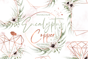 Eucalyptus Copper Frames, a Decorative Illustration by DioFlow (Thumbnail 1 of 5)