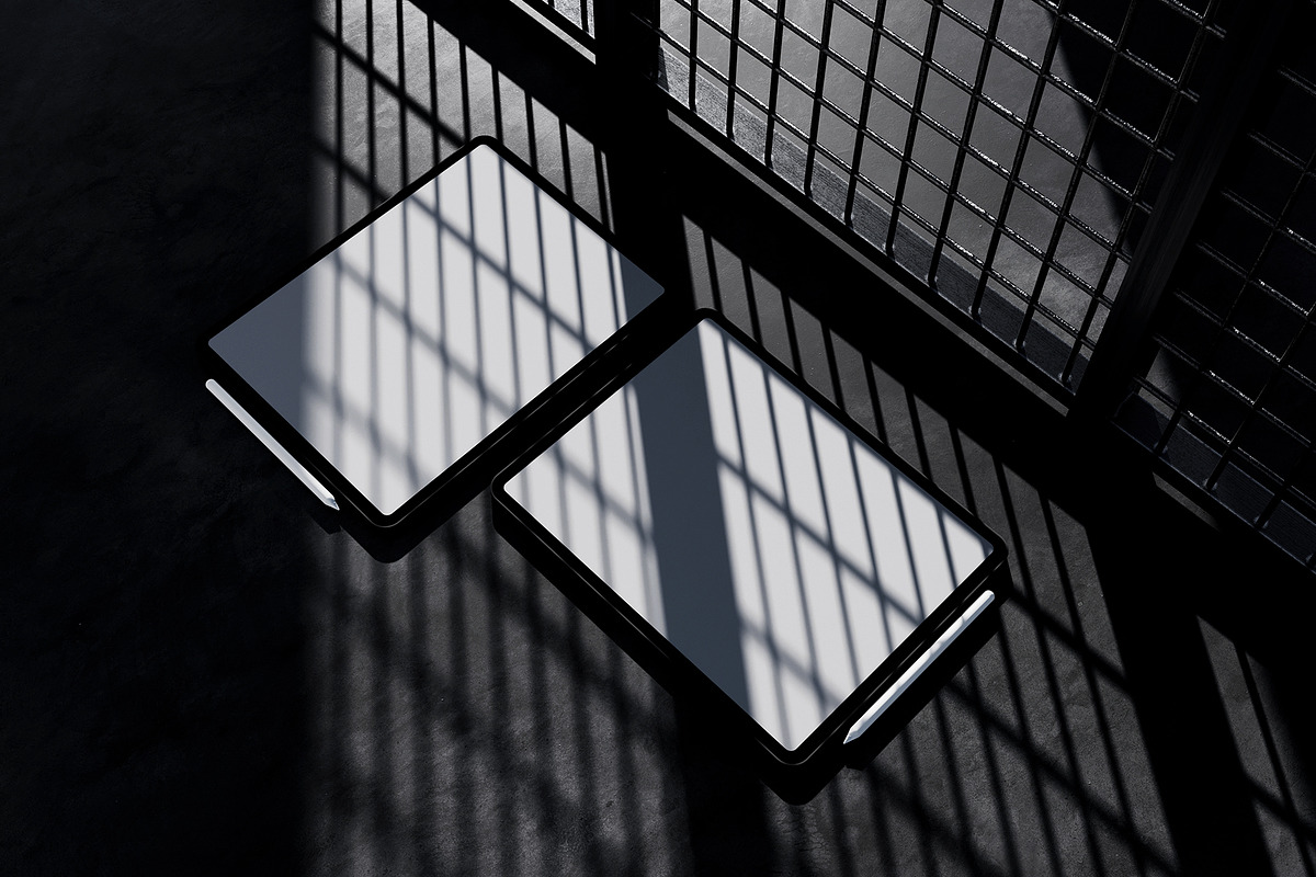 iPad Pro Dark Shadow Scene Mockup, an iPad Mockup by Art-Jek.std (Photo 2 of 2)