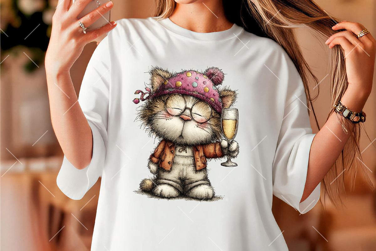 Whimsical New Year Clipart, an Illustration by OK Design (Photo 6 of 6)