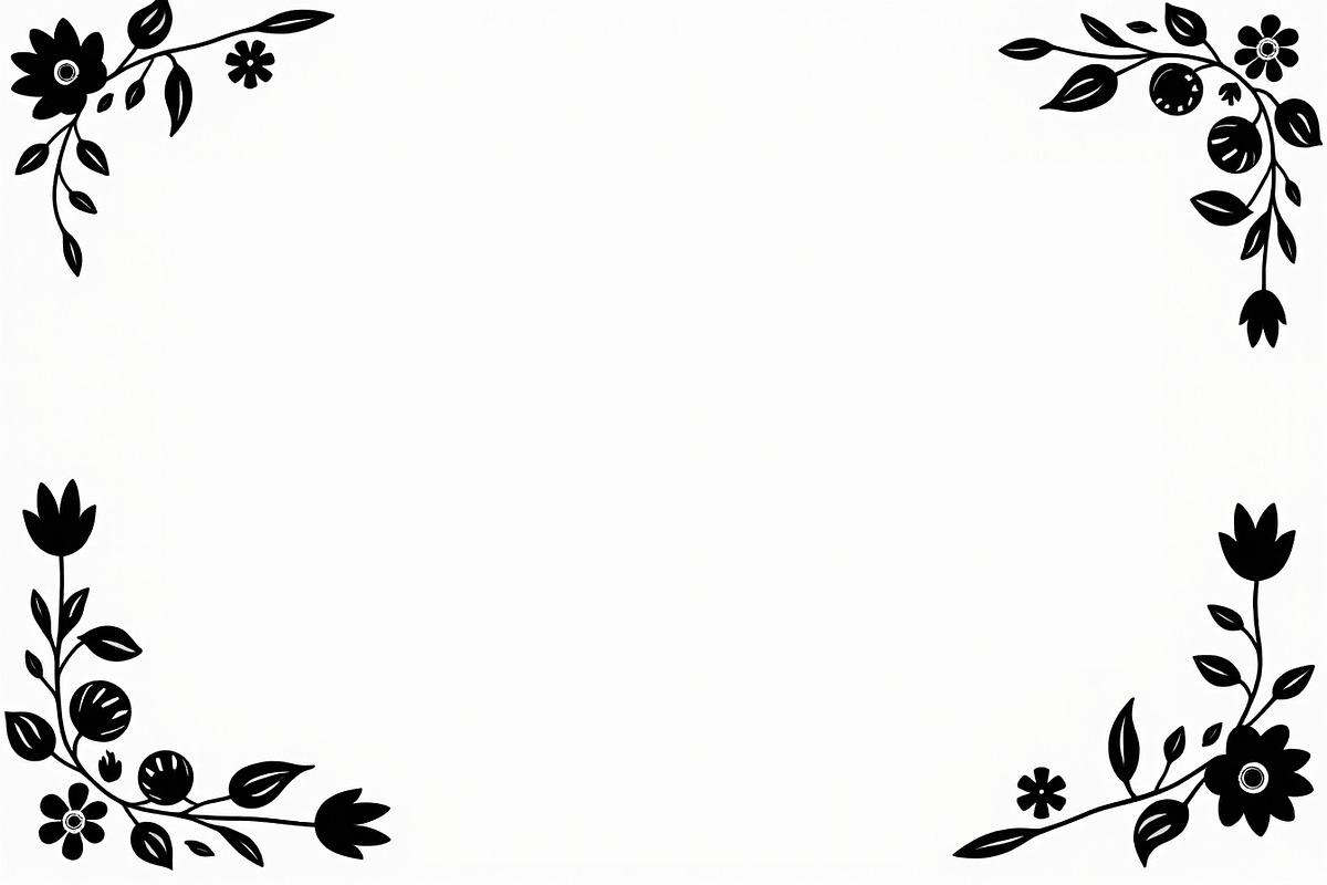 Vintage Floral Border Frame Pack, an Illustration by jahid234 (Photo 9 of 10)