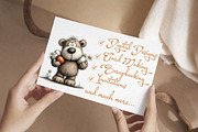 Whimsical Easter Teddy Bear Clipart-, an Illustration by Libby Wishes (Thumbnail 5 of 6)