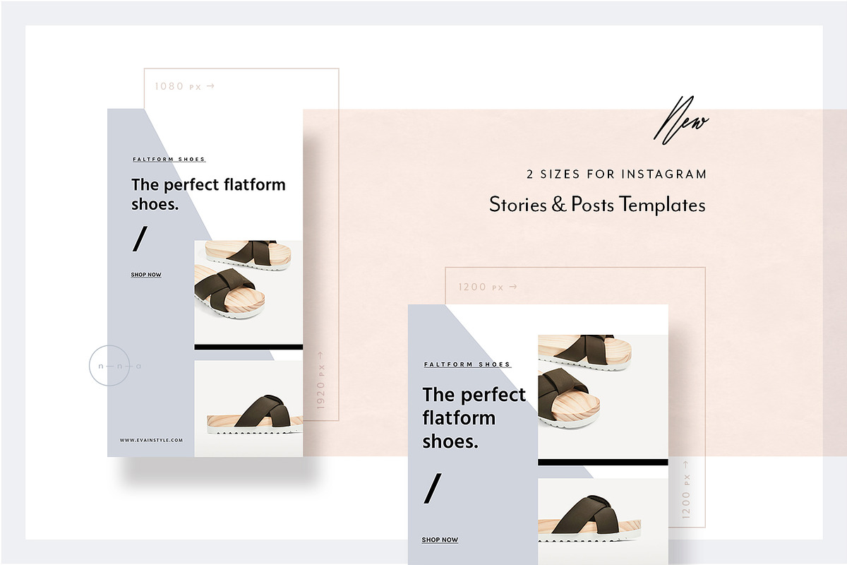 Fashion Social Media Pack • Éva, a Social Media Template by Nonola (Photo 5 of 13)