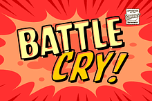 Battle Cry - lively comic book font