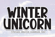 Winter Unicron | Script Font, a Script Font by Scratchones (Thumbnail 1 of 8)