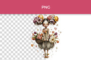 Floral Fairy Clipart Bundle, a Person Illustration by InkyQueenArt (Thumbnail 2 of 5)