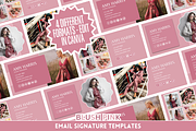 Canva Email Signature Templates, an Email Template by SunshineStudioBoutique (Thumbnail 1 of 9)