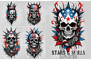 Stars and Skulls, an Object Graphic by Digital Art Creations (Thumbnail 2 of 6)