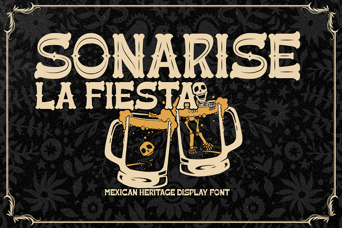 Sonarise La Fiesta – Heritage Font, a Slab Serif Font by Inviline.co (Photo 1 of 14)