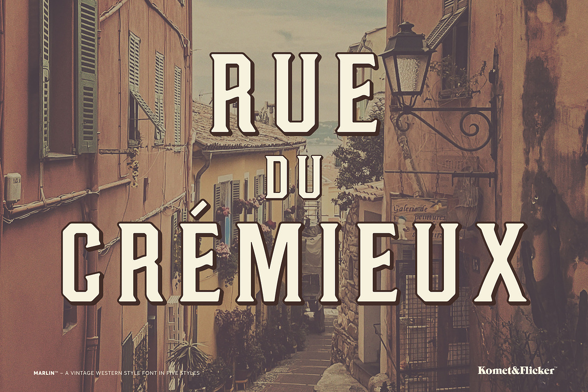 MARLIN - A Western Style Font, a Serif Font by Komet & Flicker (Photo 12 of 15)