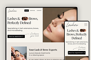 Eyelashes Salon Wix Studio Website, a Wix Template by Kitteeh (Thumbnail 4 of 11)