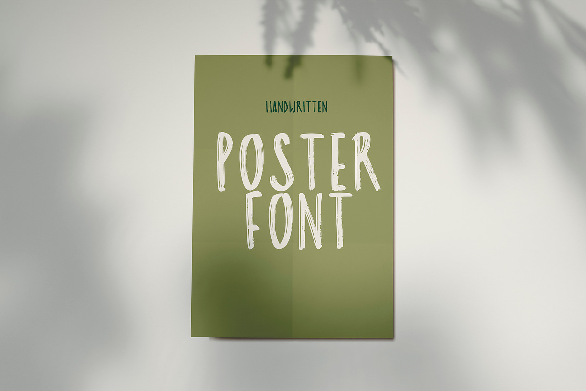 Poster Brush font
