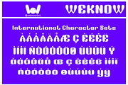 Constant motion font, a Font by weknow (Thumbnail 8 of 8)