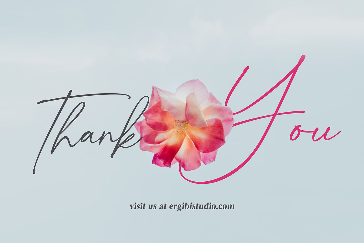 Grasted Rosta, a Script Font by ErgibiStudio (Photo 11 of 11)