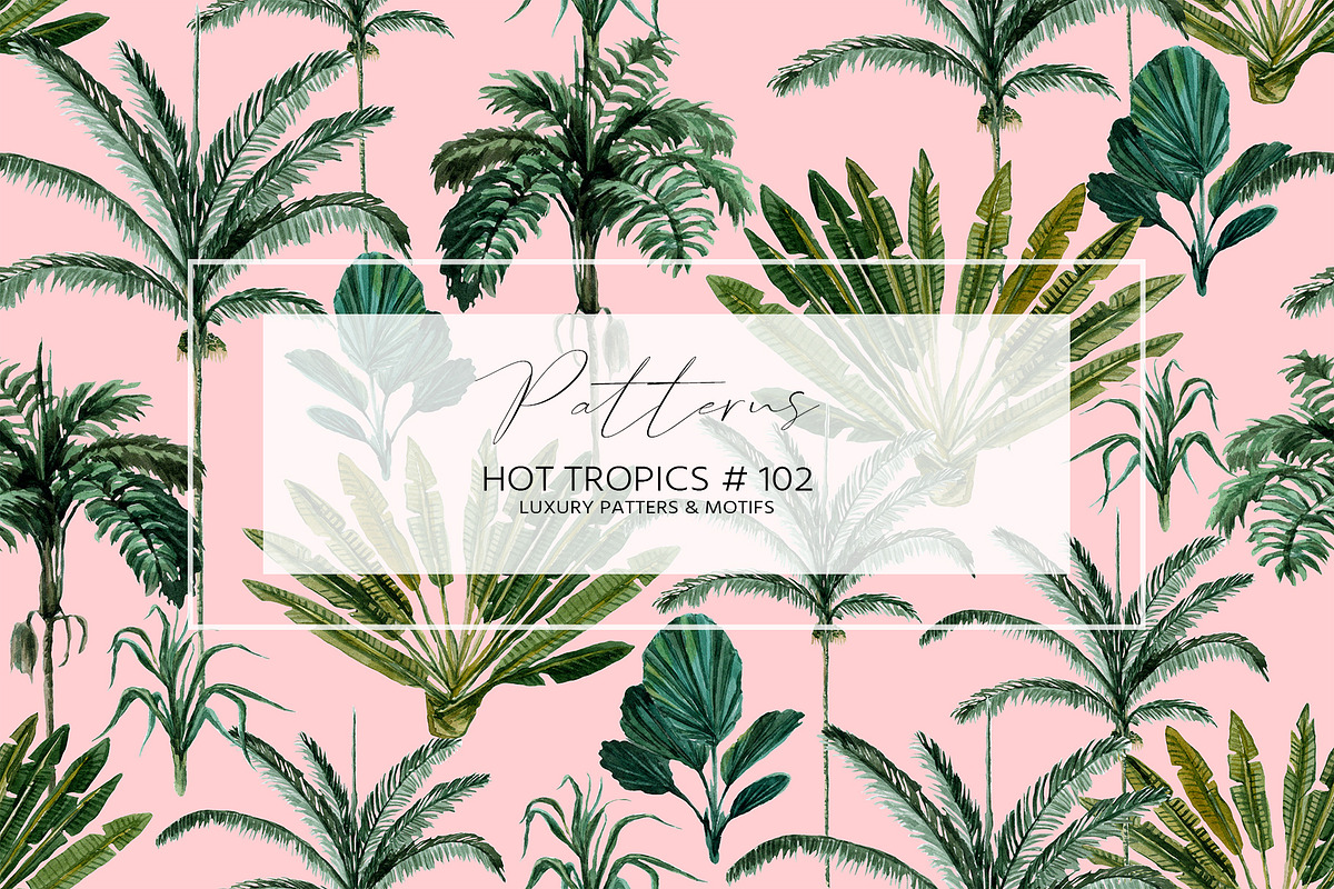 Hot Tropics, a Pattern Graphic by HannaStudio (Photo 3 of 9)