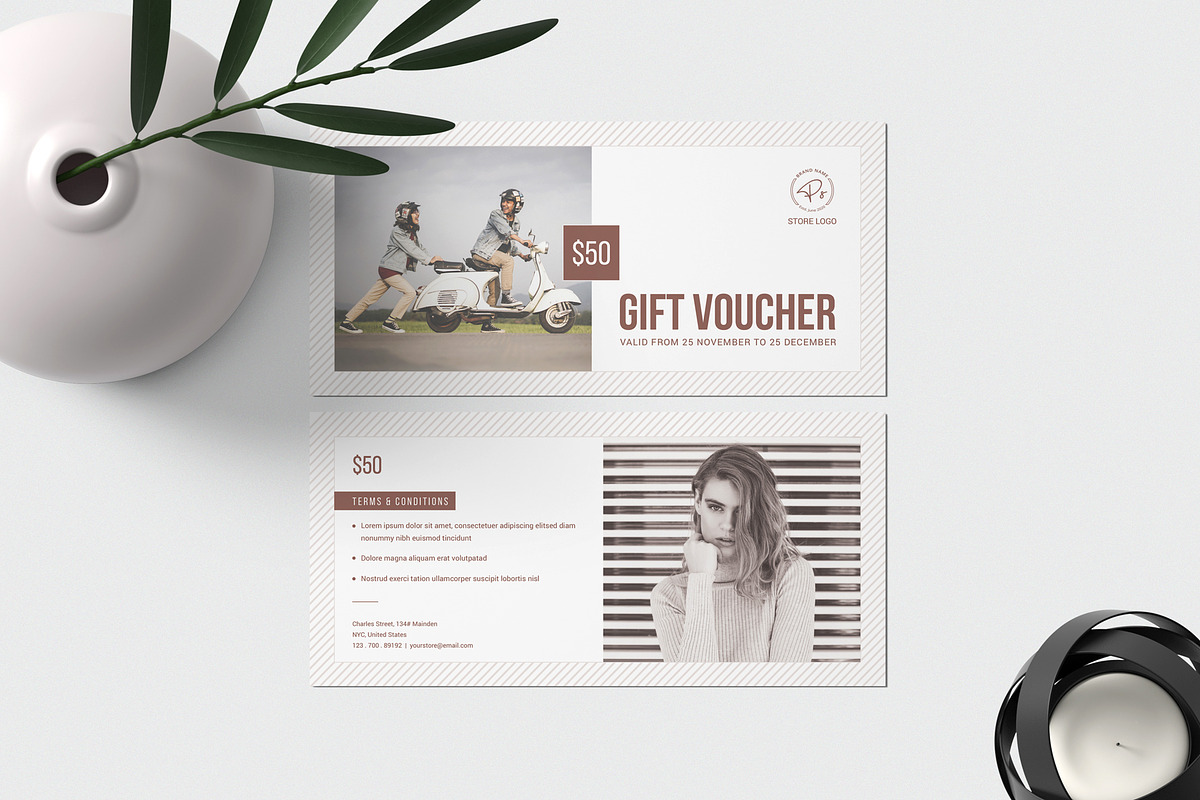 Gift Voucher, a Card Template by Orcshape Studio (Photo 3 of 4)
