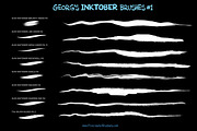 45+ INKTOBER Procreate Ink Brushes, a Brush Add-On by Georg's Procreate Brushes (Thumbnail 3 of 9)