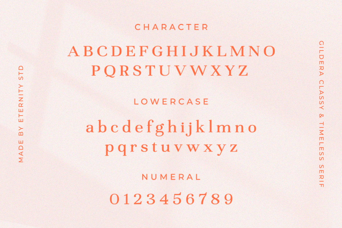 ET Gildera - Classy & Timeless Serif, a Serif Font by Eternity Studio (Photo 9 of 10)