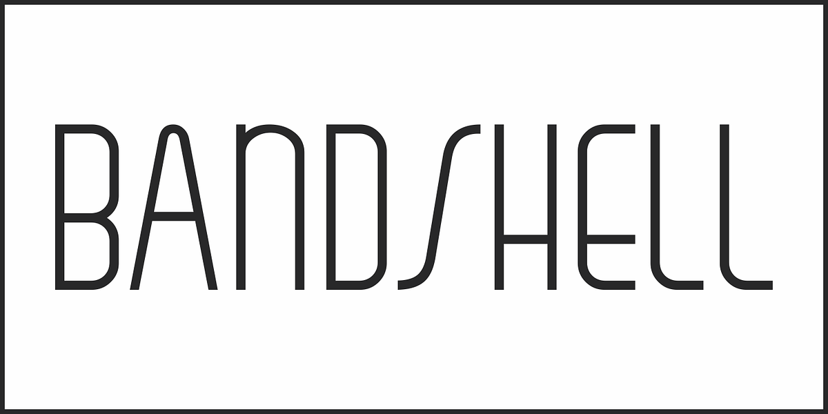 Bandshell JNL, a Font by Jeff Levine Fonts (Photo 2 of 5)