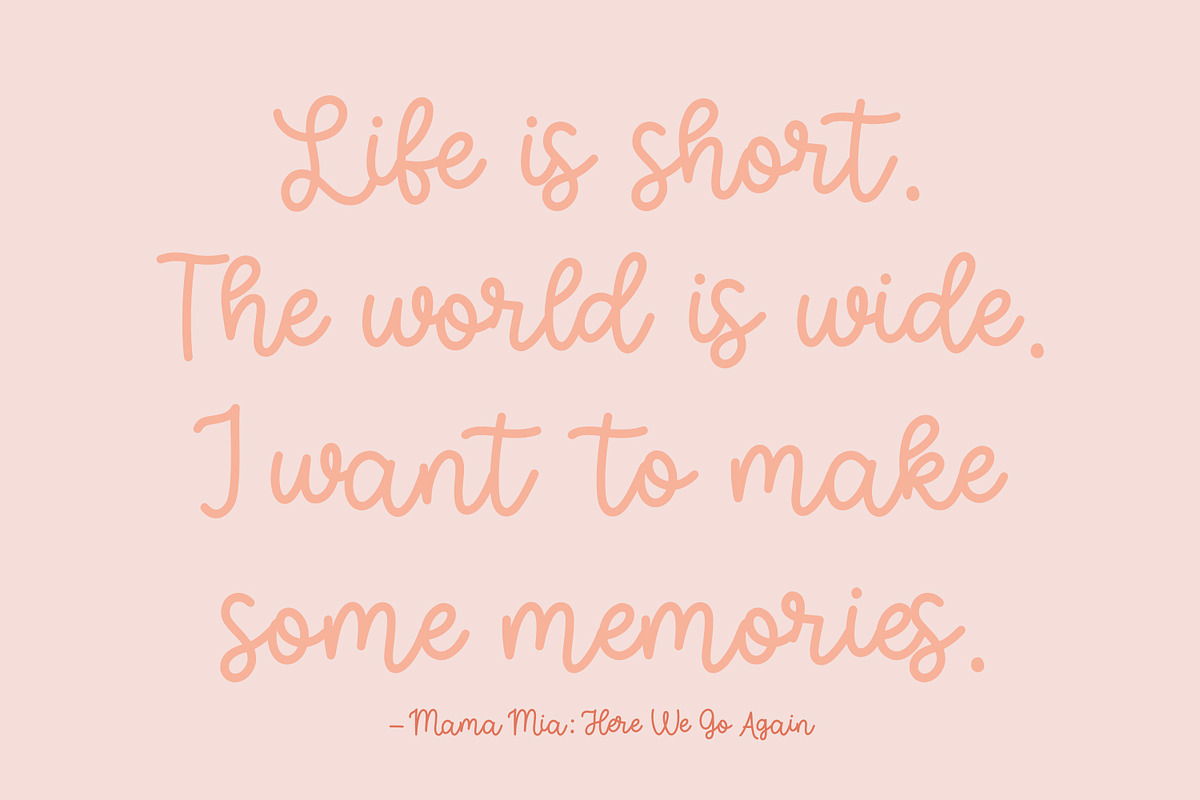 Dumpling Cute Script Font, a Script Font by The Creative Bix (Photo 2 of 7)