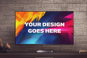 Television Display Mock-up#30