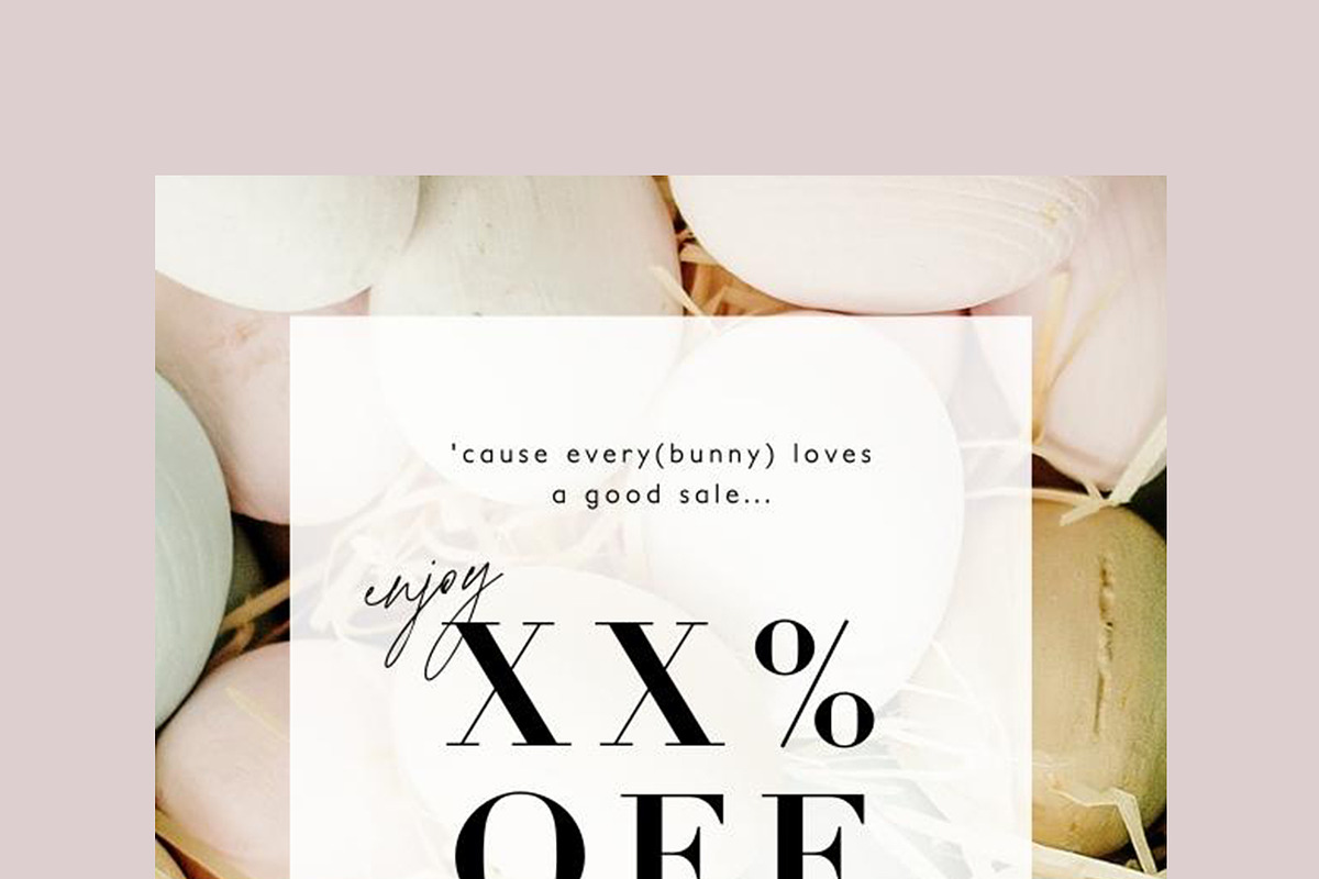 Easter Sale Email Template Canva, an Email Template by KikiBunnyCreative (Photo 3 of 7)