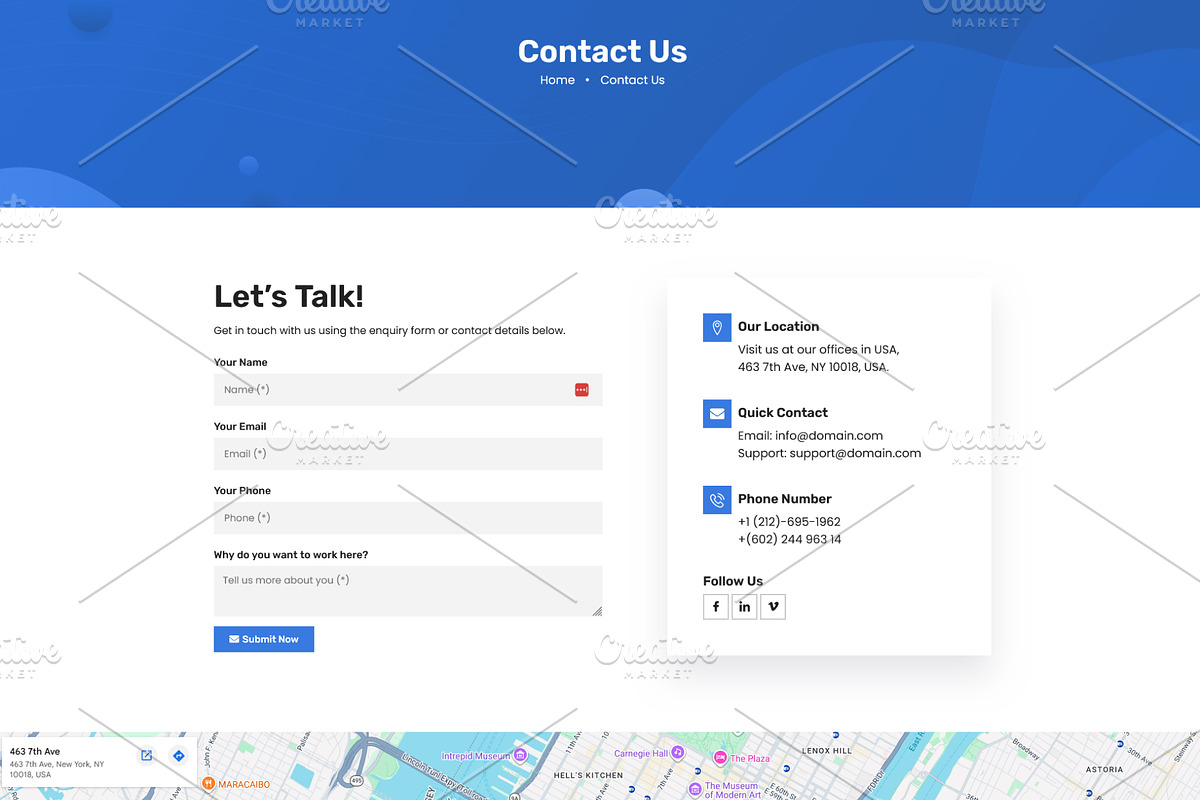 Creative Agency & Portfolio Template, a WordPress Template by HasnainDEV (Photo 7 of 7)