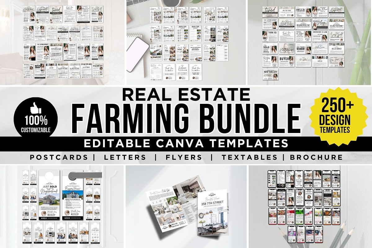 Real Estate Farming Bundle Canva
