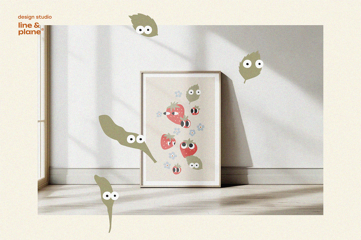 Emotion Summer Shapes Set in Vector, an Object Graphic by line & plane (Photo 9 of 11)