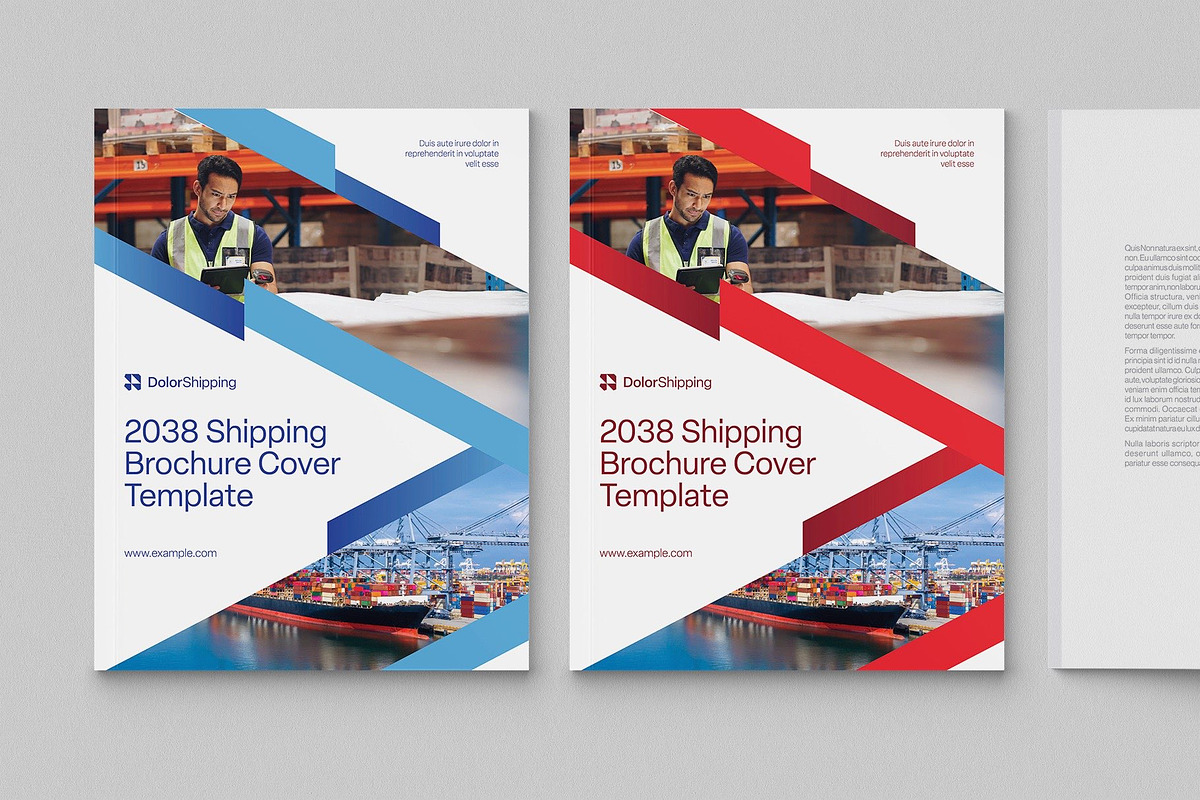 Brochure & Report Cover Template, a Brochure Template by BrandPacks (Photo 4 of 6)