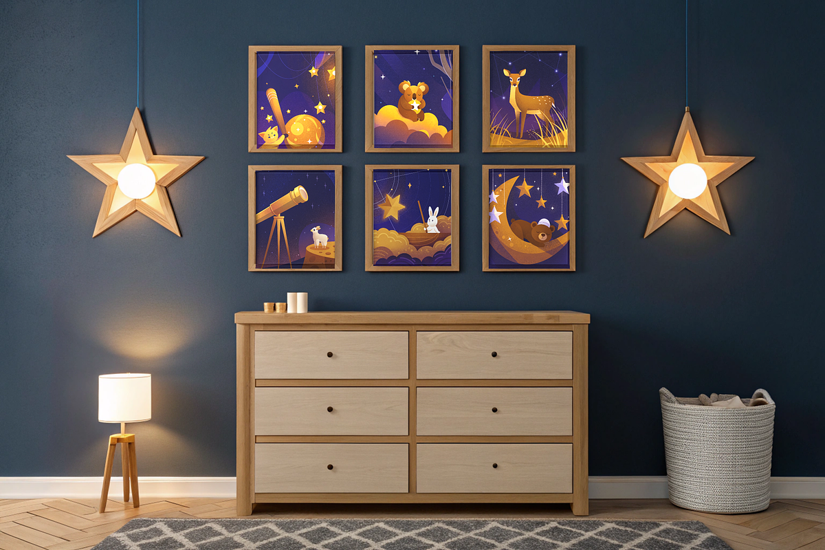 Celestial Lullaby Bundle, an Animal Illustration by Sunny Reverie (Photo 2 of 4)