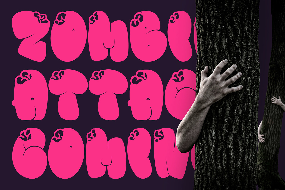 Braseh Decorative Display Font, a Handwritten Font by Maulana Creative (Photo 4 of 7)