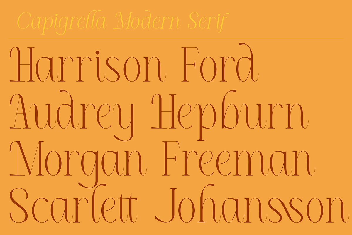 Capigrella Font, a Serif Font by TypeClassHeroes (Photo 11 of 15)